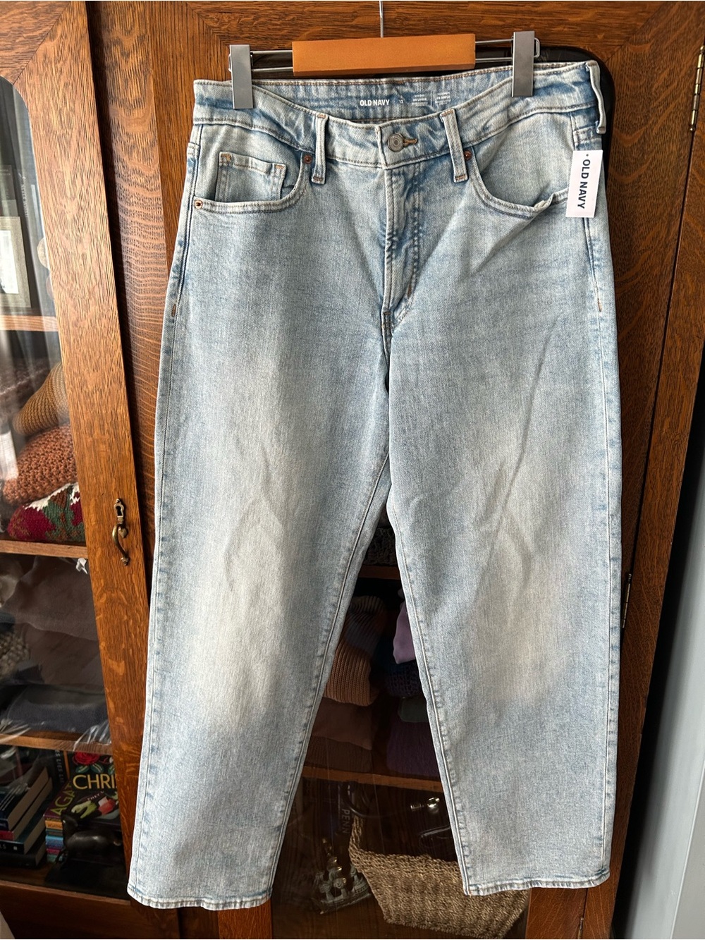 NWT Old Navy OG Loose Jeans in Light Blue, Women’s